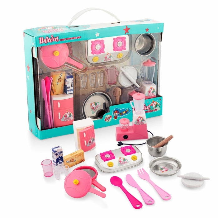 Sunny Unicorn Chef Kitchen Set-Pretend Play-Sunny-Toycra