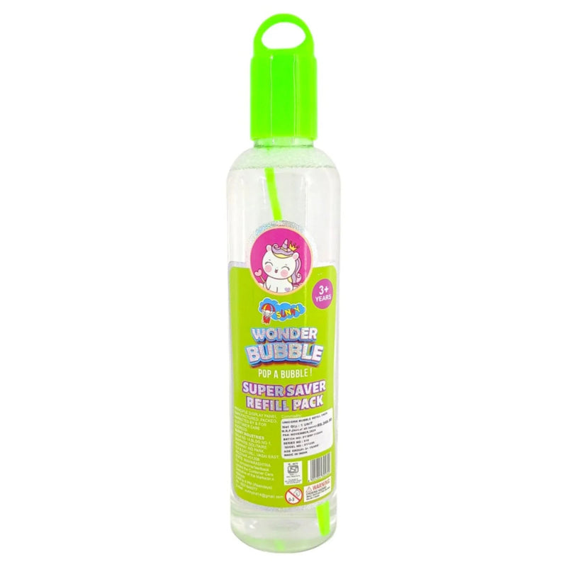 Sunny Wonder Bubble Bottle – Pop A Bubble Super Saver Refill Pack 1000ml