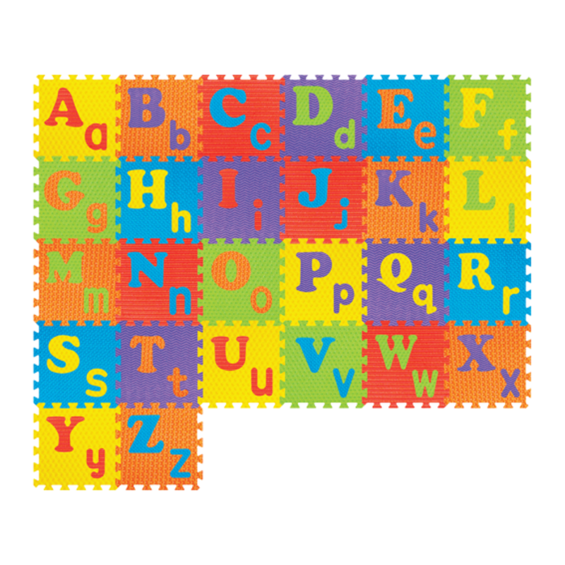 Sunta Alphabet 26 Pieces Puzzle Mat- Multi Color
