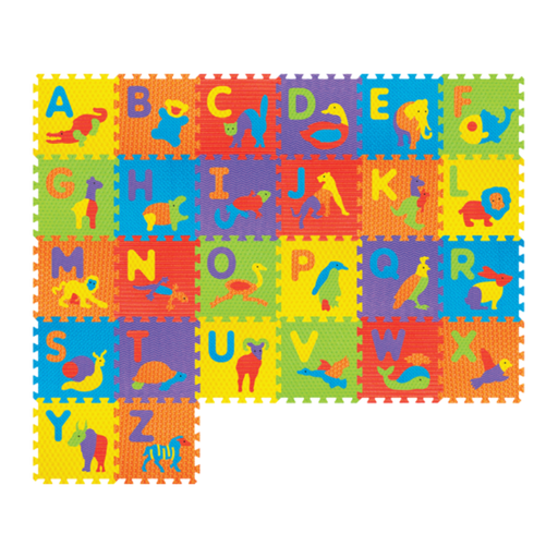 Sunta Alphabets & Animals Puzzle Mat -26 Pcs-Mats, Gym & Activity-Sunta-Toycra