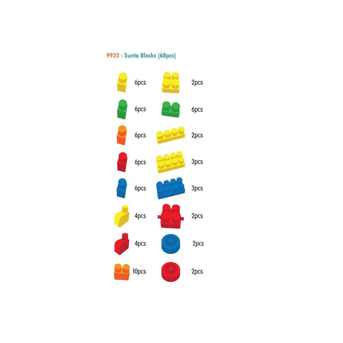 Sunta Block 68 Pcs-Construction-Sunta-Toycra