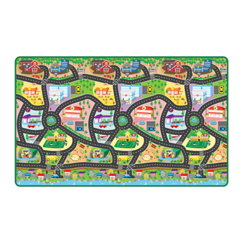 Sunta Heat Transferred Roll Mat - City Map Track