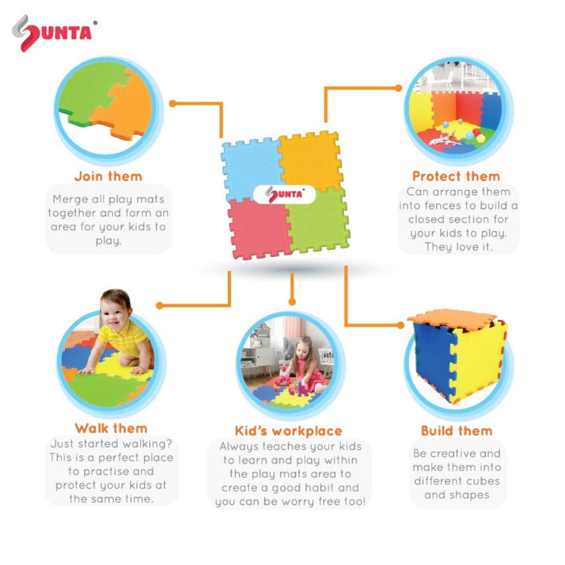 Sunta Multipurpose Flooring System Puzzle - 4 Pcs