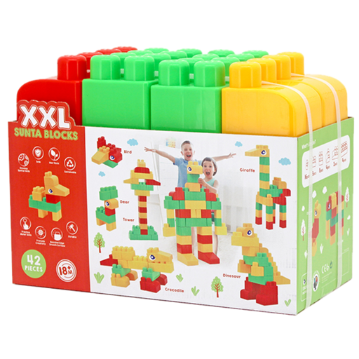 Sunta XXL Blocks -42 Pieces-Construction-Sunta-Toycra