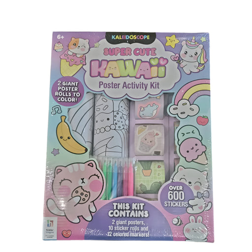 Super Cute Kawaii Poster Activity Kit