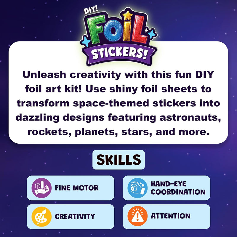 SuperPlay Foil Stickers - Space Magic