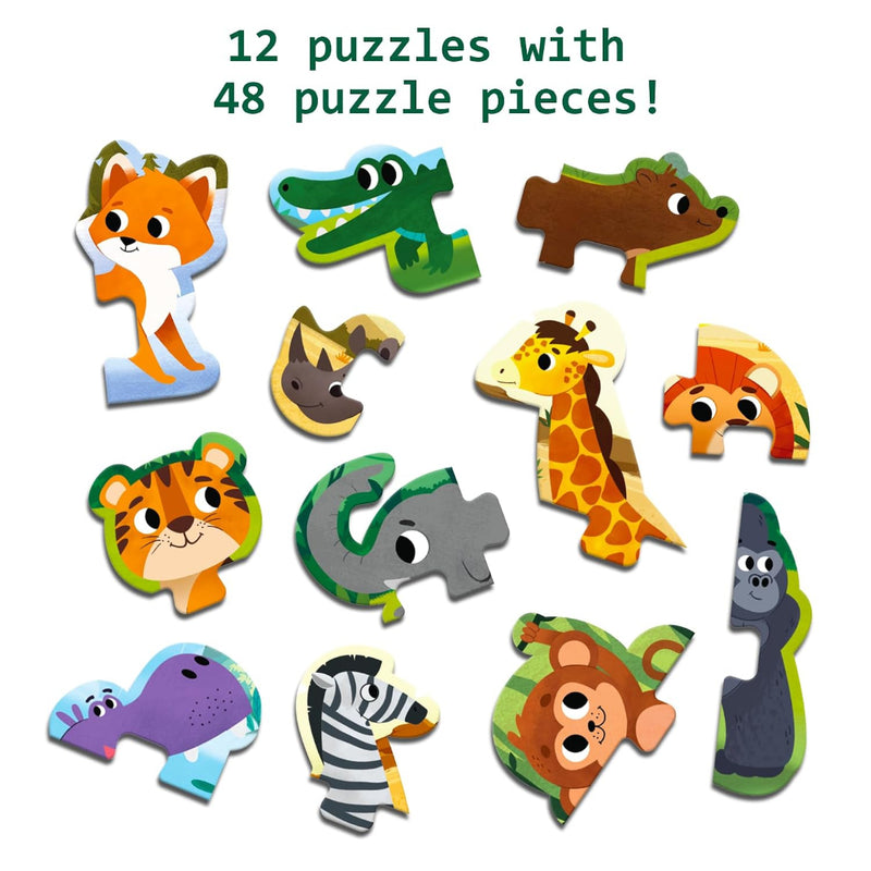 SuperPlay Jungle Animals Puzzle Set