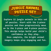 SuperPlay Jungle Animals Puzzle Set