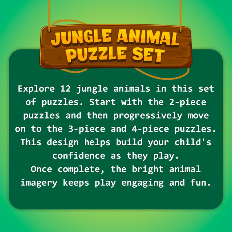 SuperPlay Jungle Animals Puzzle Set