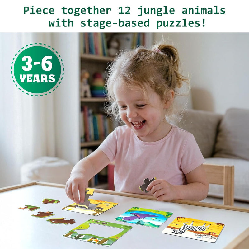 SuperPlay Jungle Animals Puzzle Set