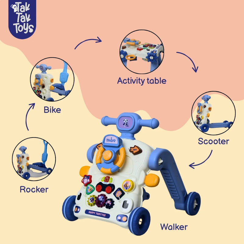 Tak Tak Toys 5 in 1 Happy Trotter - Baby Walker