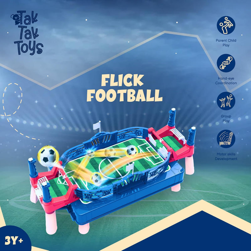 Tak Tak Toys Flick Football – the Portable Soccer Set in a Suitcase