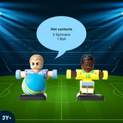 Tak Tak Toys Spinball – the 2-Finger Football Spinner Set