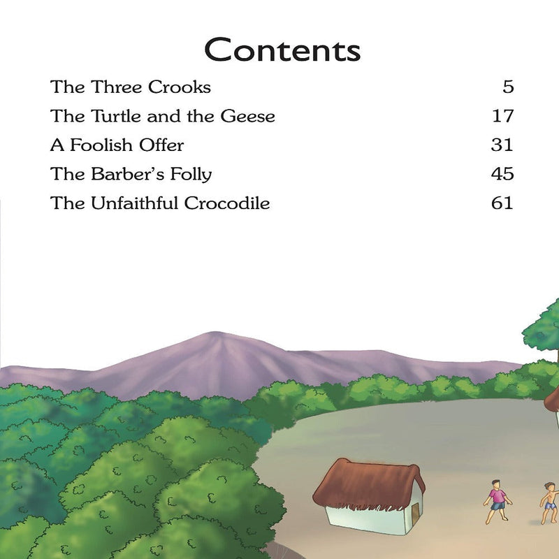Tales of Wisdom from Panchatantra - Large Print Hindi Edition
