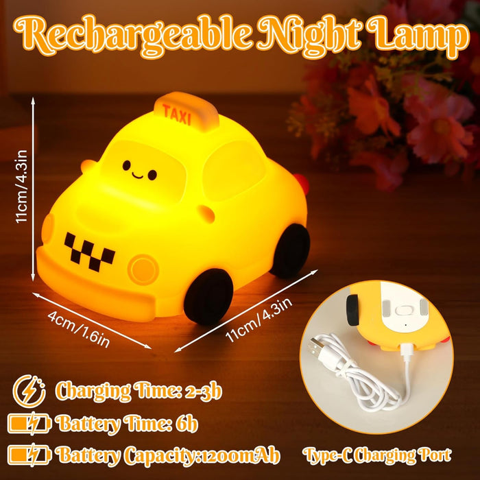Taxi Night Silicone Lamp-Electronic Toys-Bright International-Toycra
