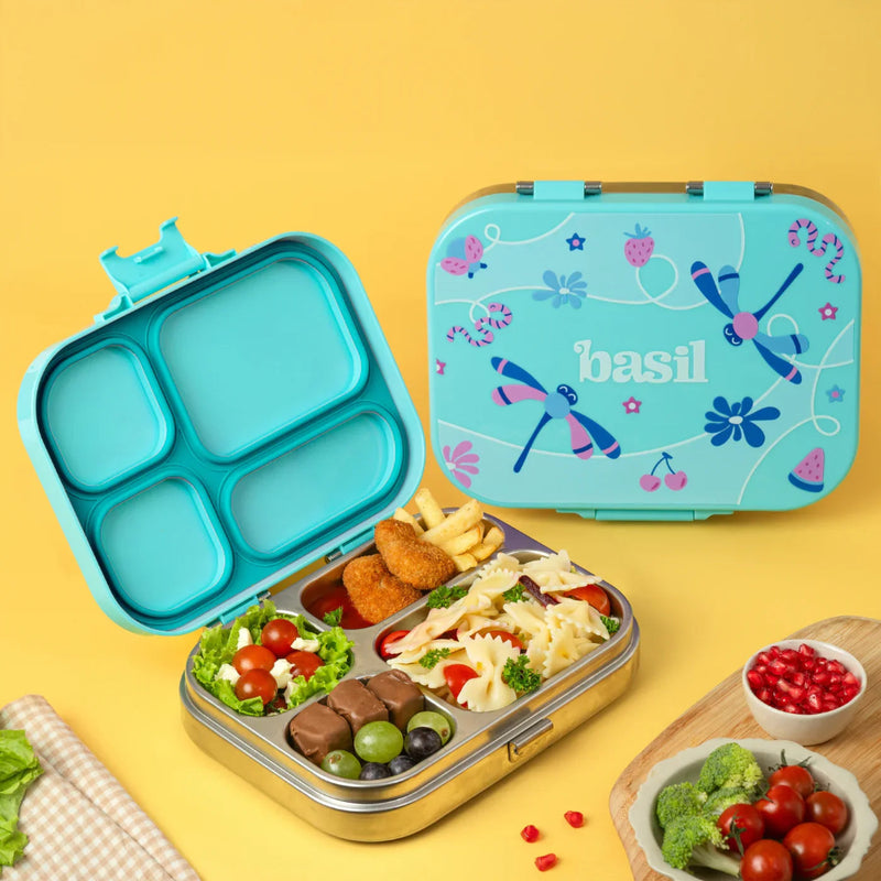 Basil Bento Quad 4 Section Lunch Box -830ML