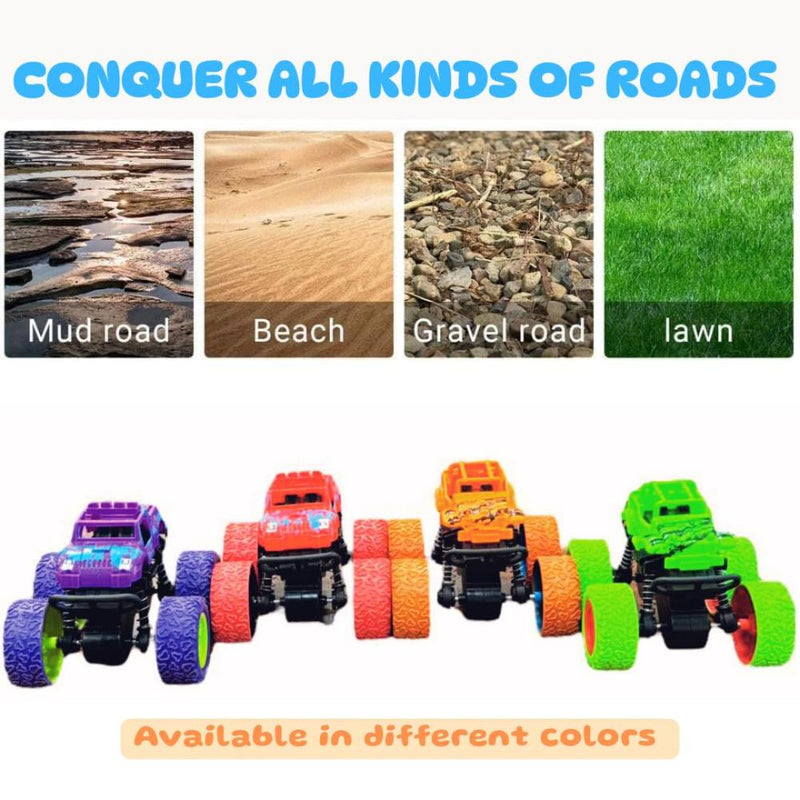 Techno Toys 4x4 Stunt Car ( Pack of 3)
