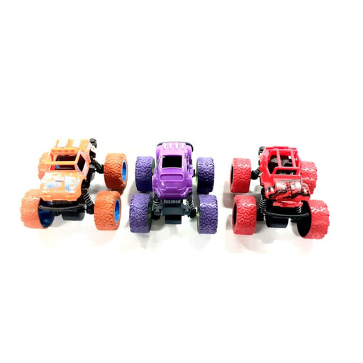 Techno Toys 4x4 Stunt Car ( Pack of 3)-Vehicles-Techno Toys-Toycra