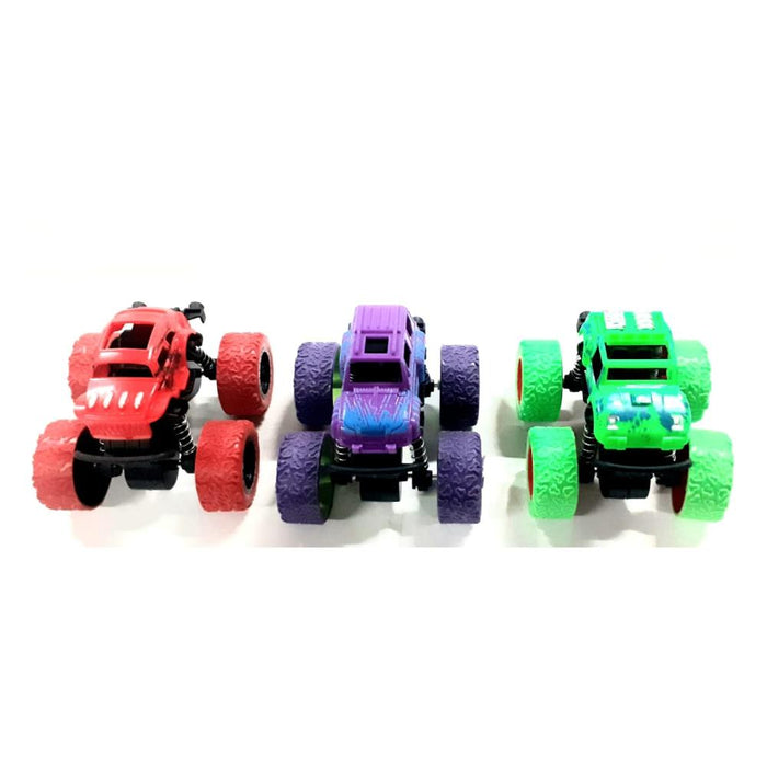 Techno Toys 4x4 Stunt Car ( Pack of 3)-Vehicles-Techno Toys-Toycra