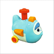 Techno Toys Cartoon Airplane Press and Go Friction Toys ( Pack Of 4 )