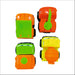 Techno Toys Cute Cartoon Construction Series Truck Toys ( Pack of 4) - Multi Color-Vehicles-Techno Toys-Toycra