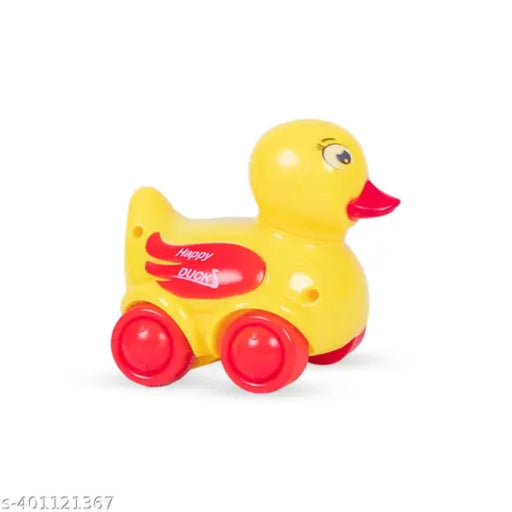 Techno Toys Cute Duck Toy Vehicle Friction Car Racing Toy (Multi Color)-Action & Toy Figures-Techno Toys-Toycra