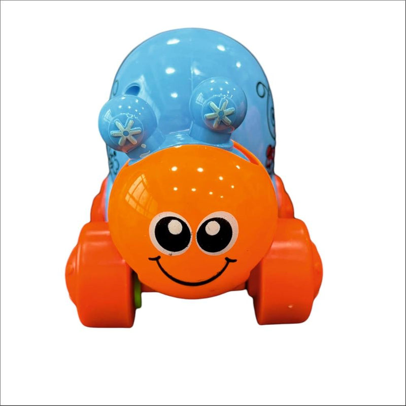 Techno Toys Cute Snail Push and Go Friction Toy - Multi Color