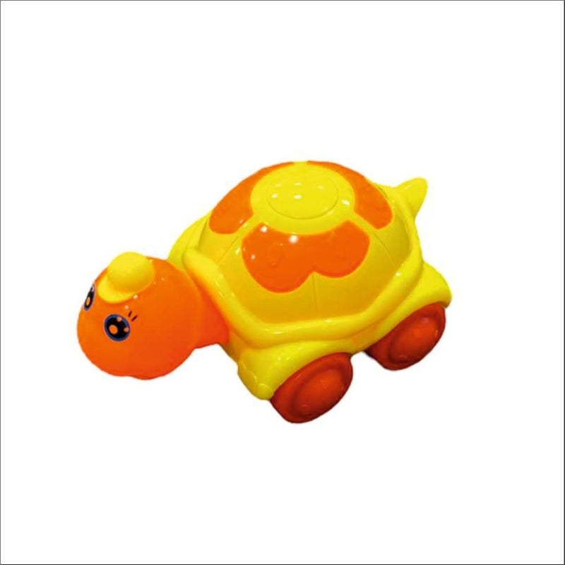 Techno Toys Cute Turtle Push and Go Friction Animal Car Toy (Multi Color)