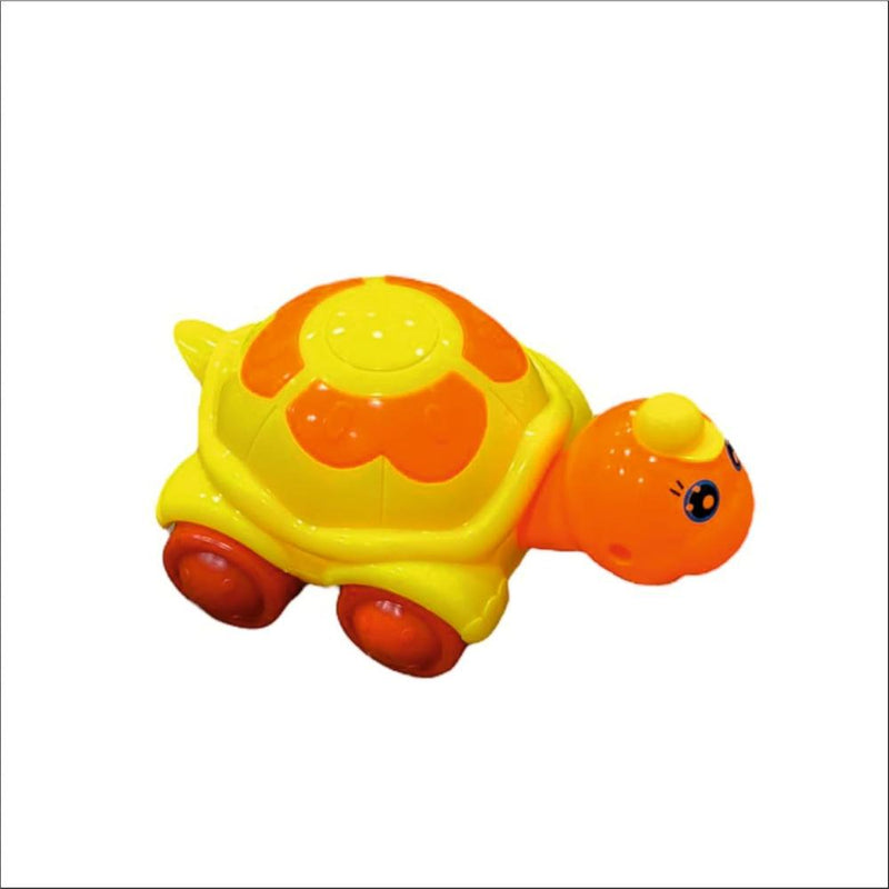 Techno Toys Cute Turtle Push and Go Friction Animal Car Toy (Multi Color)