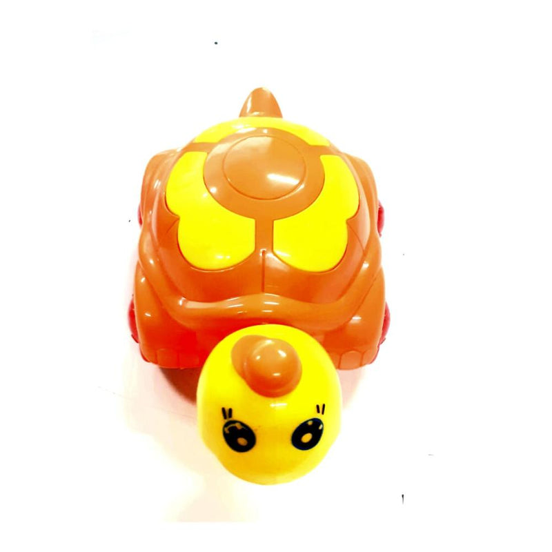 Techno Toys Cute Turtle Push and Go Friction Animal Car Toy (Multi Color)