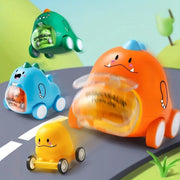 Techno Toys Dinosaur With Baby Friction Auto Toys for Kids - Pack of 3