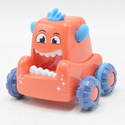 Techno Toys Press and Go Mini Monster Car (Pack of 4)