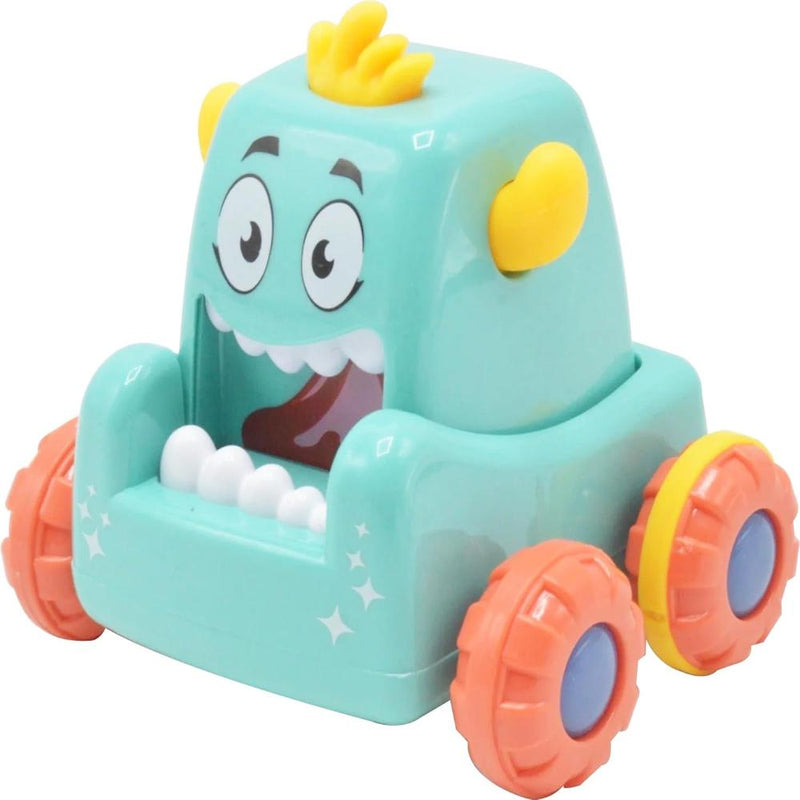 Techno Toys Press and Go Mini Monster Car (Pack of 4)