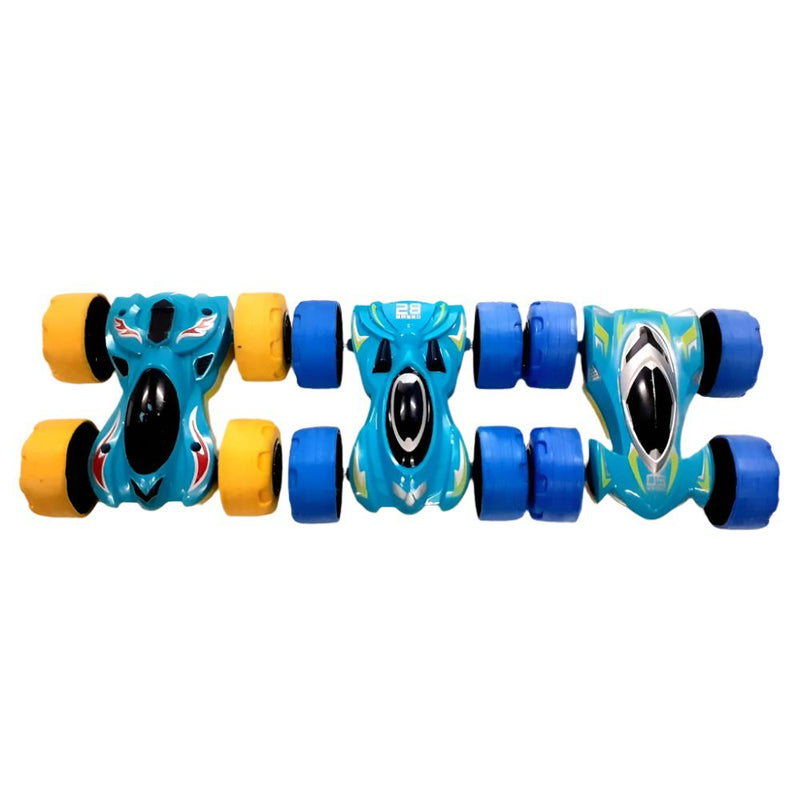 Techno Toys Pull Back Double-Sided Friction Powered Vehicles (Pack of 3)