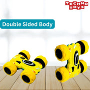 Techno Toys Pull Back Double-Sided Friction Powered Vehicles (Pack of 3)