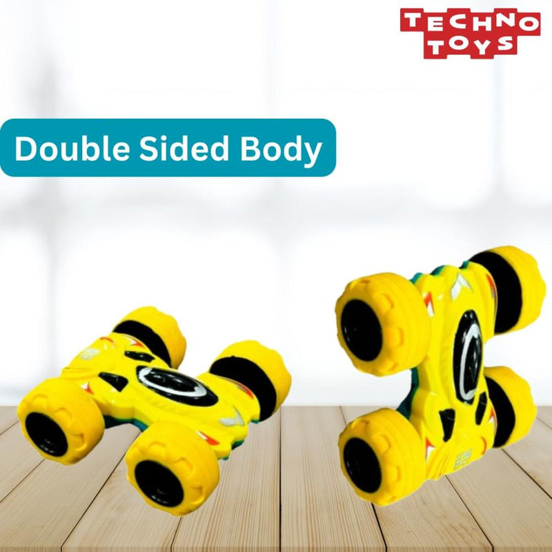 Techno Toys Pull Back Double-Sided Friction Powered Vehicles (Pack of 3)