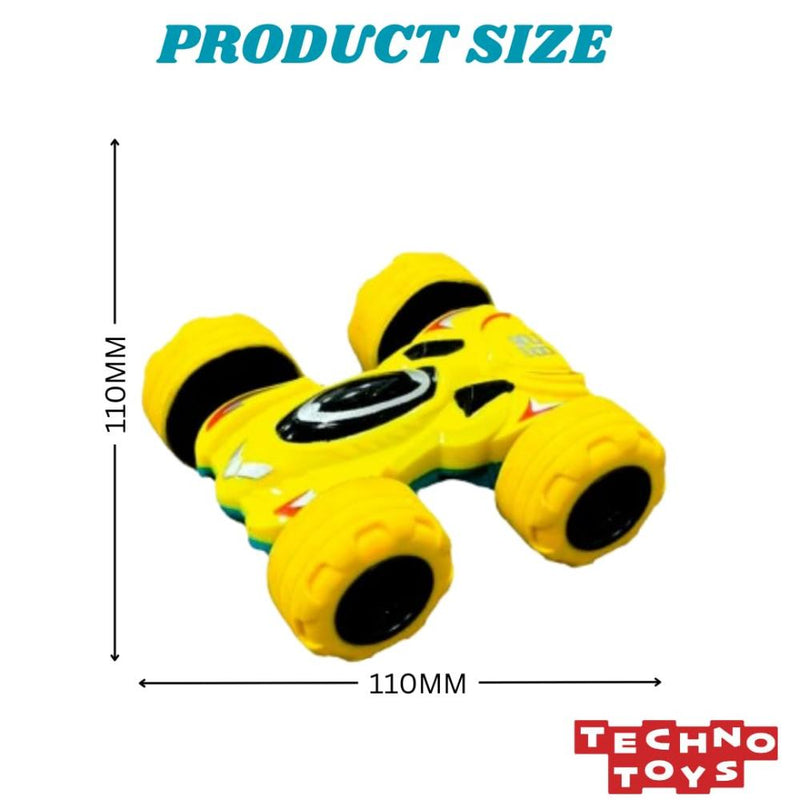 Techno Toys Pull Back Double-Sided Friction Powered Vehicles (Pack of 3)
