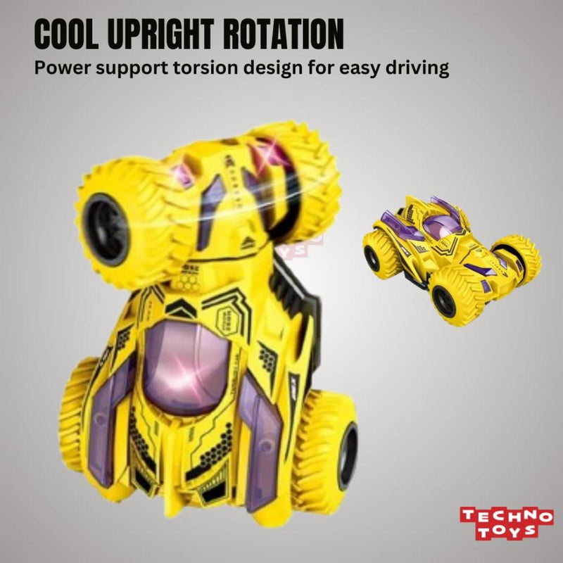 Techno Toys Push and Go Stunt Racing Toy Car (Pack of 2 )