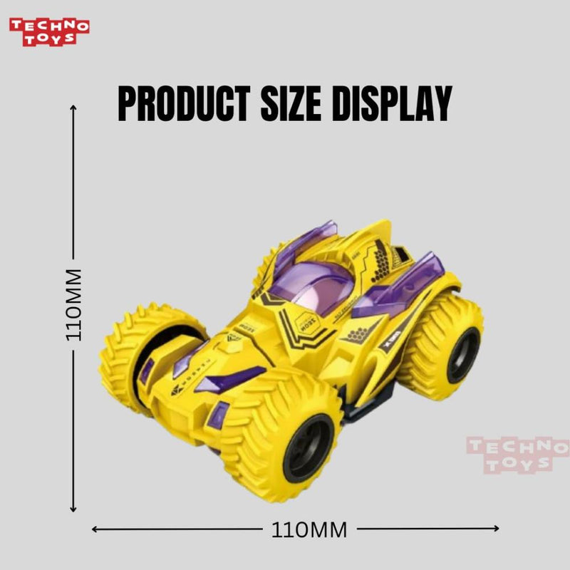 Techno Toys Push and Go Stunt Racing Toy Car (Pack of 2 )