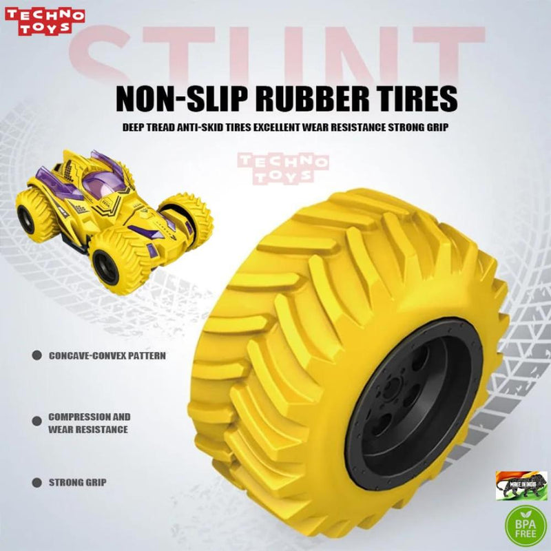 Techno Toys Push and Go Stunt Racing Toy Car (Pack of 2 )