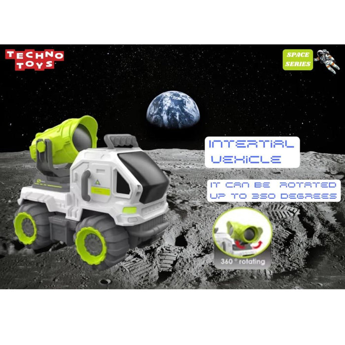 Techno Toys Space Vehicle Set Friction Powered Truck (Pack of 3)-Vehicles-Techno Toys-Toycra