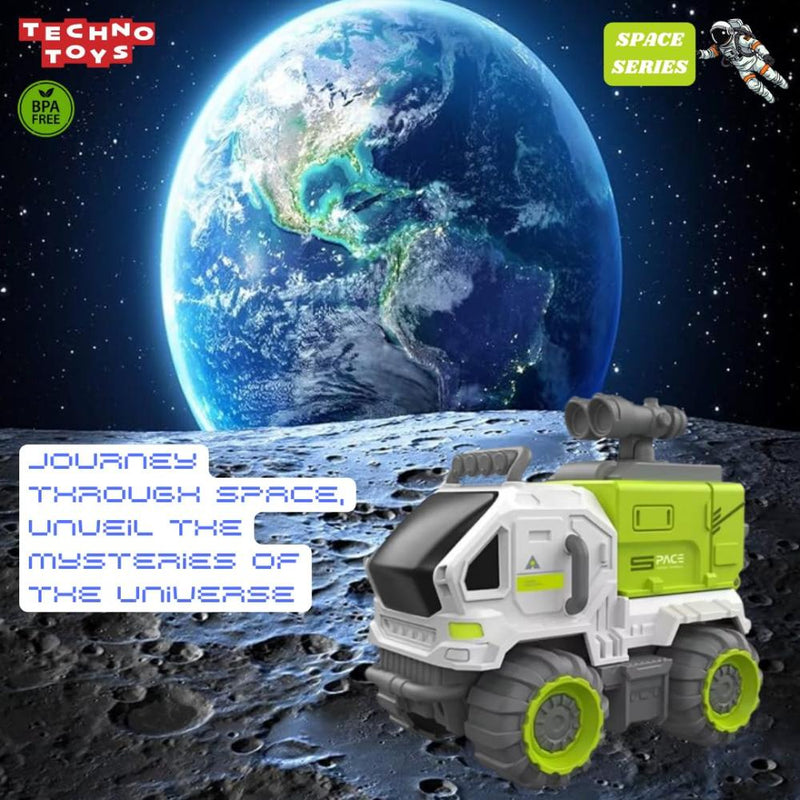 Techno Toys Space Vehicle Set Friction Powered Truck (Pack of 3)