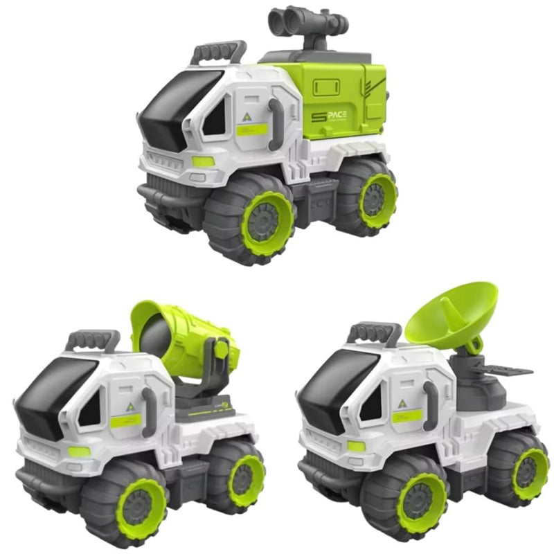 Techno Toys Space Vehicle Set Friction Powered Truck (Pack of 3)