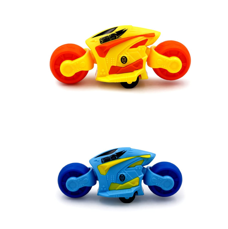 Techno Toys Unbreakable Pull Back Vehicles Superbike (Pack of 2)