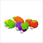 Techno Toys Vegetable Cartoon on Wheels Cars for Kids - (Pack of 4)