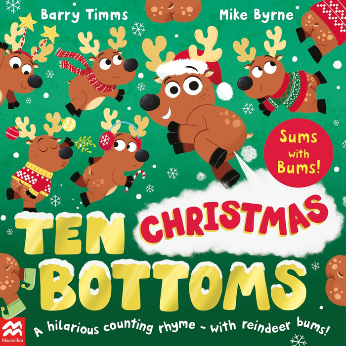 Ten Chtistmas Bottoms-Picture Book-Pan-Toycra