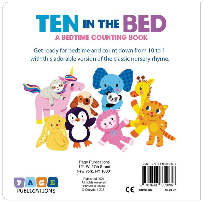 Ten In The Bed - A Bedtime Counting Book-Board Book-SBC-Toycra