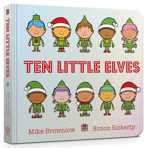 Ten Little Elves-Board Book-Hi-Toycra