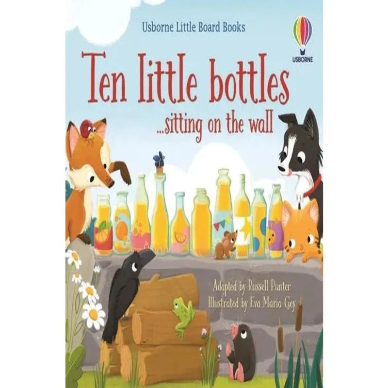 Ten little Bottles Sitting On The Wall