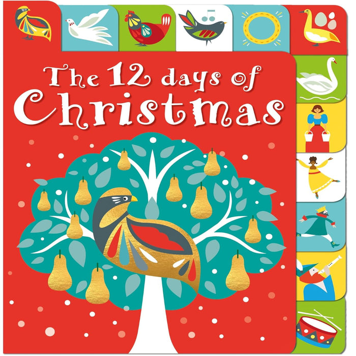 The 12 Days Of Christmas-Board Book-Pan-Toycra